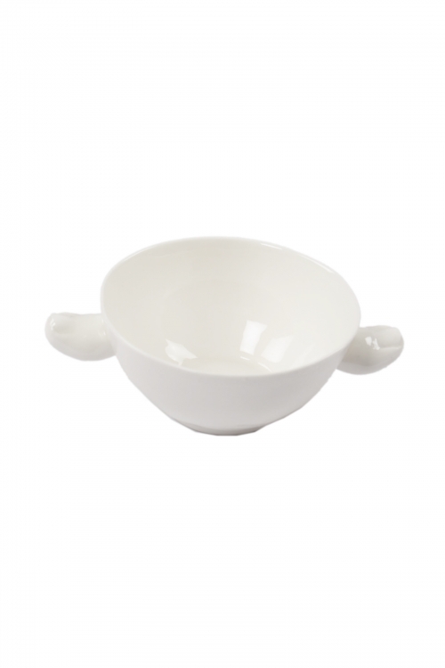 White Ceramic Bowl With Toes