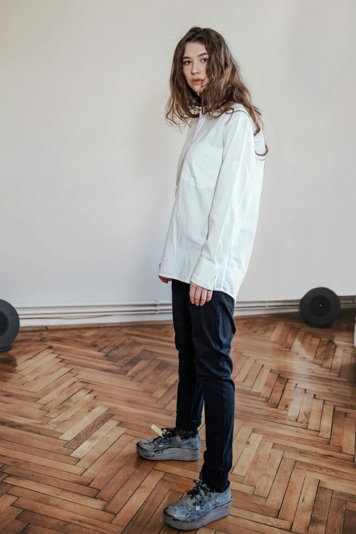 White Something Shirt